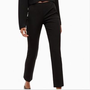Aritzia Babaton Helio Tuxedo Black Dress Pants